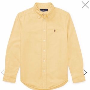 Ralph Lauren Slim Fit Yellow Button Up Shirt